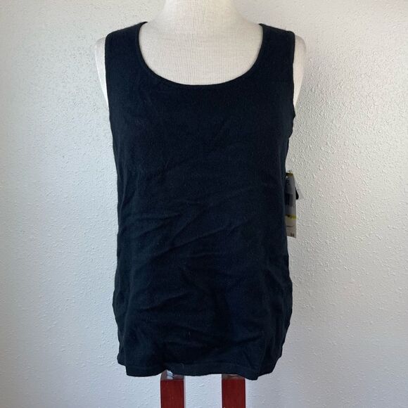 NWT Jones New York Wool Blend Sleeveless Sweater Size M - Picture 1 of 7